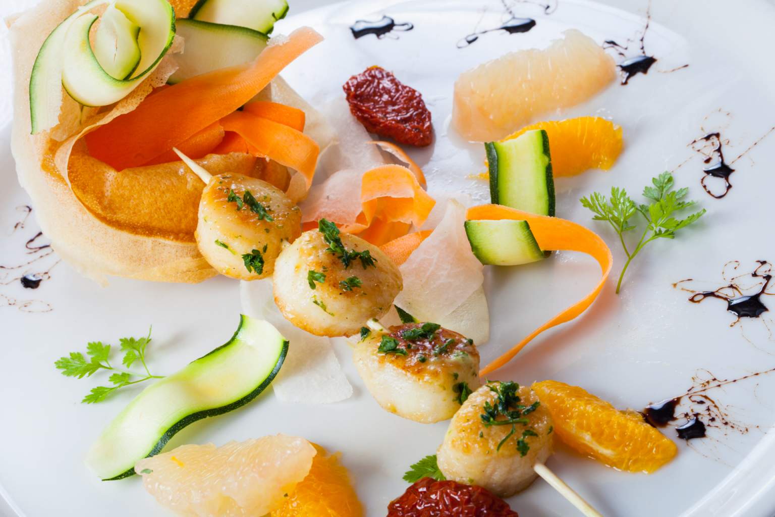 Assiete du restaurant Le Bourguignon 21310 Bèze Cote d'or Bourgogne